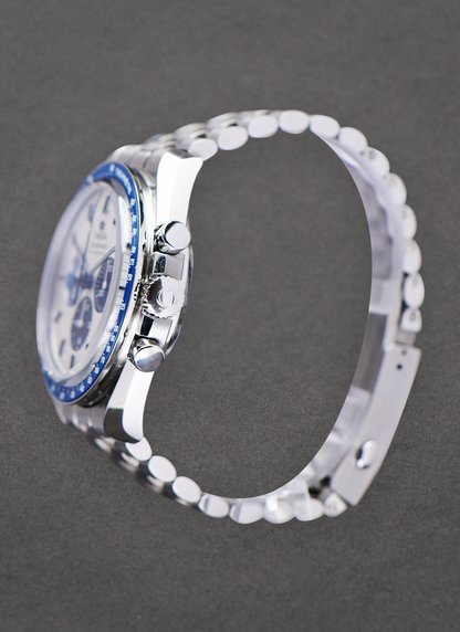 B- Speedmaster Anniversary Series 42 mm, steel on coated nylon fabric strap