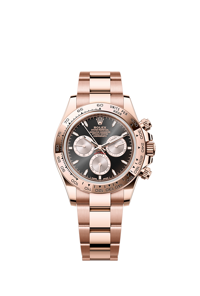 A- Rolex Cosmograph Daytona Oyster, 40 mm, Everose gold