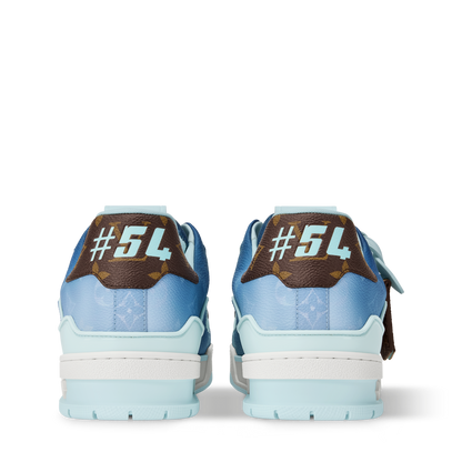 LV Trainer Sneaker Monogram-printed canvas Blue
