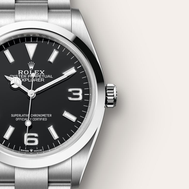 Rolex Explorer 36 Oyster, 36 mm, Oystersteel