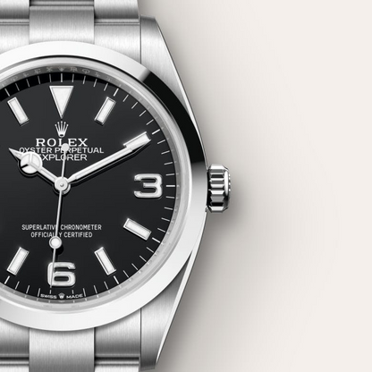 Rolex Explorer 36 Oyster, 36 mm, Oystersteel