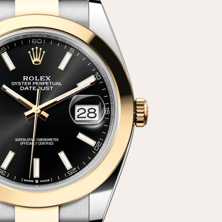 Rolex Datejust 41 Oyster, 41 mm, Oystersteel and yellow gold
