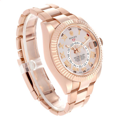 Rolex Sky-Dweller 18K Rose Gold Oyster