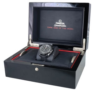 Speedmaster Dark Side of the Moon 44.25 mm, black ceramic on coated nylon fabric strap