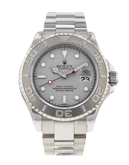 Rolex Yacht-Master 40 silver 16622 Pre-Owned