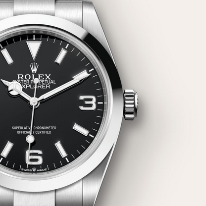 Rolex Explorer 40 Oyster, 40 mm, Oystersteel
