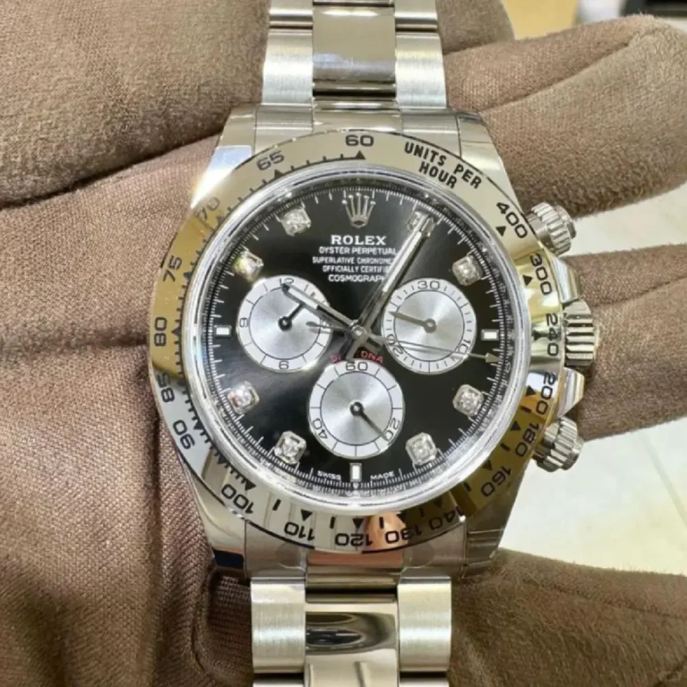 Rolex Cosmograph Daytona Oystersteel Slate Grey Diamond Dial