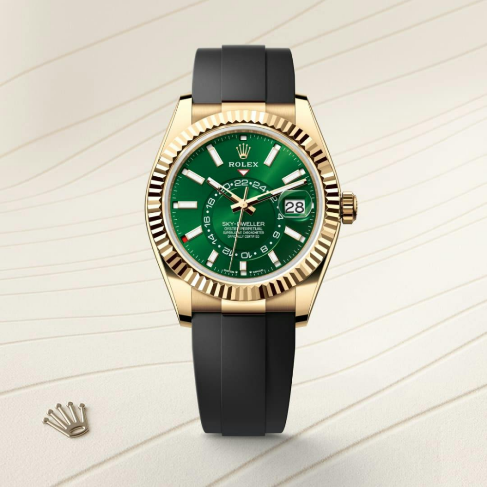Rolex Sky-Dweller Oyster, 42 mm, yellow gold