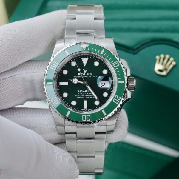 Rolex Submariner Stainless Steel “The Hulk” Green Dial Cerachrom Bezel