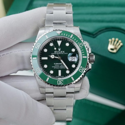 Rolex Submariner Stainless Steel “The Hulk” Green Dial Cerachrom Bezel