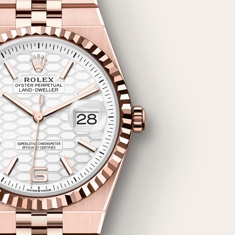 Rolex Land-Dweller 36 Oyster, 36 mm, Everose gold