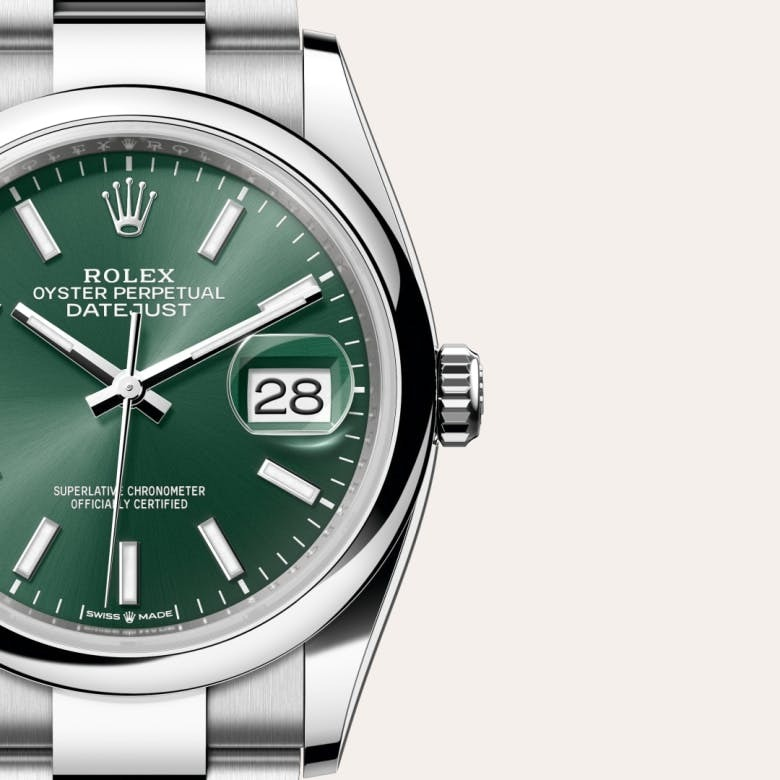 Rolex Datejust 36 Oyster, 36 mm, Oystersteel