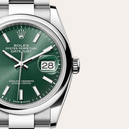 Rolex Datejust 36 Oyster, 36 mm, Oystersteel