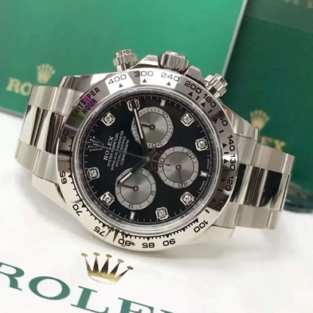 Rolex Cosmograph Daytona Oystersteel Slate Grey Diamond Dial
