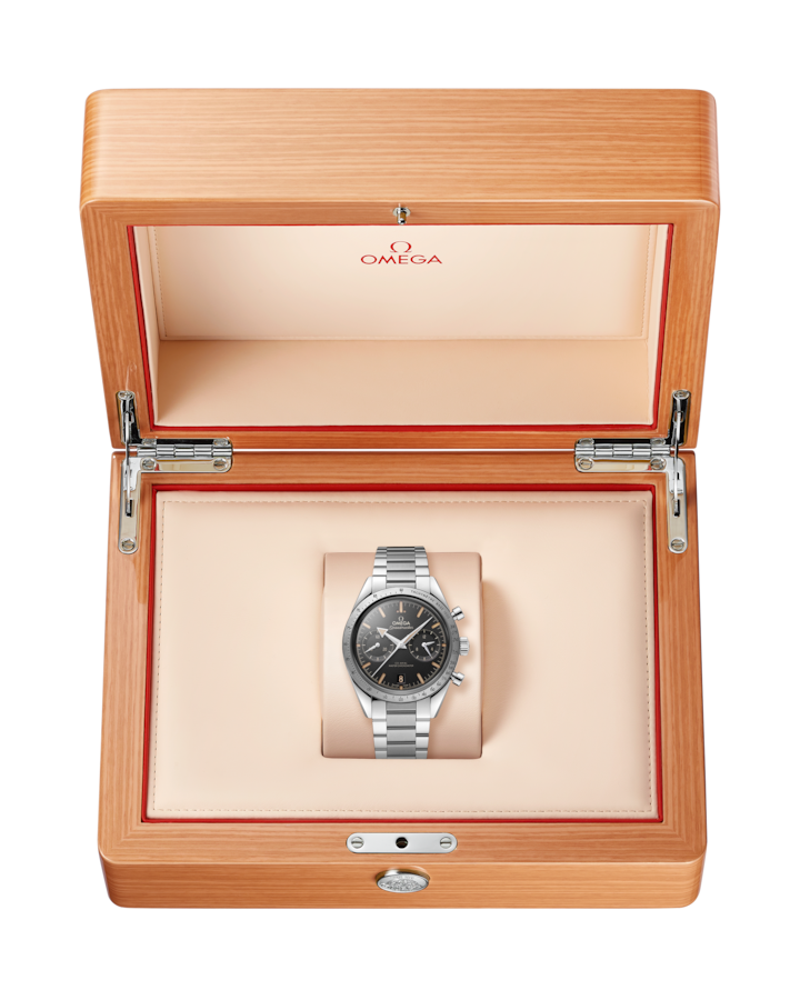 Speedmaster ’57 40.5 mm, steel on steel