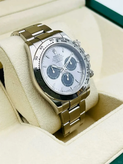 Rolex Cosmograph Daytona Platinum Ice Blue Dial with Chestnut Brown Sub-Dials