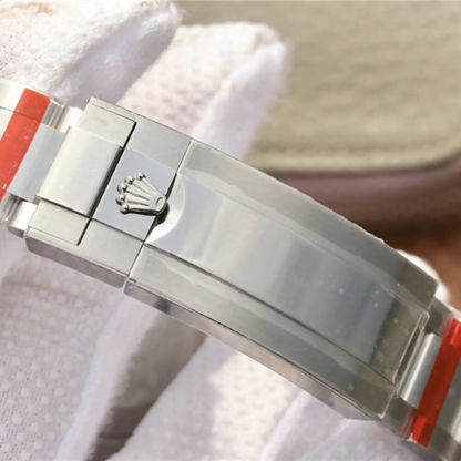 Rolex Submariner Date Silver Black Diamond, 40mm