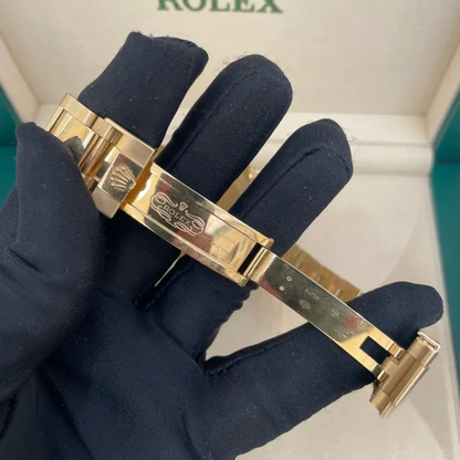 Rolex Cosmograph Daytona Yellow Gold Black Dial