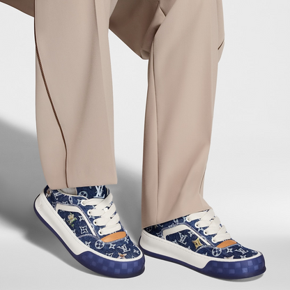 LV Tilted Sneaker Blue
