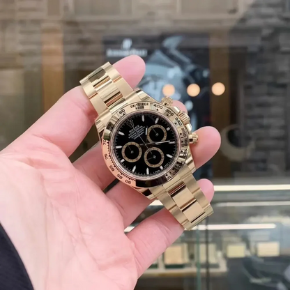 Rolex Cosmograph Daytona Yellow Gold Black Dial
