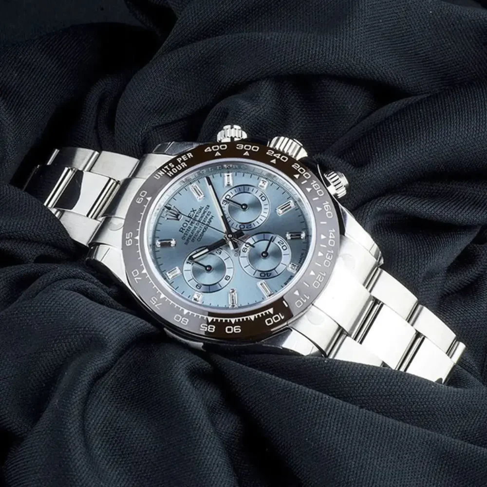Rolex Cosmograph Daytona 40mm Platinum Ice-Blue Dial m116506-0002