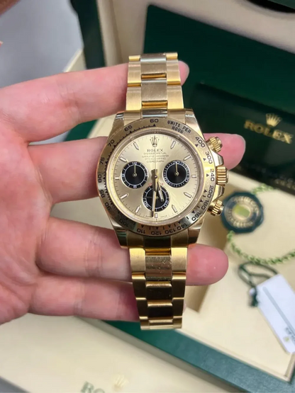 Rolex Cosmograph Daytona Yellow Gold Champagne Dial
