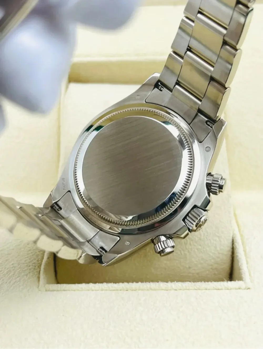 Rolex Cosmograph Daytona Platinum Ice Blue Dial with Chestnut Brown Sub-Dials