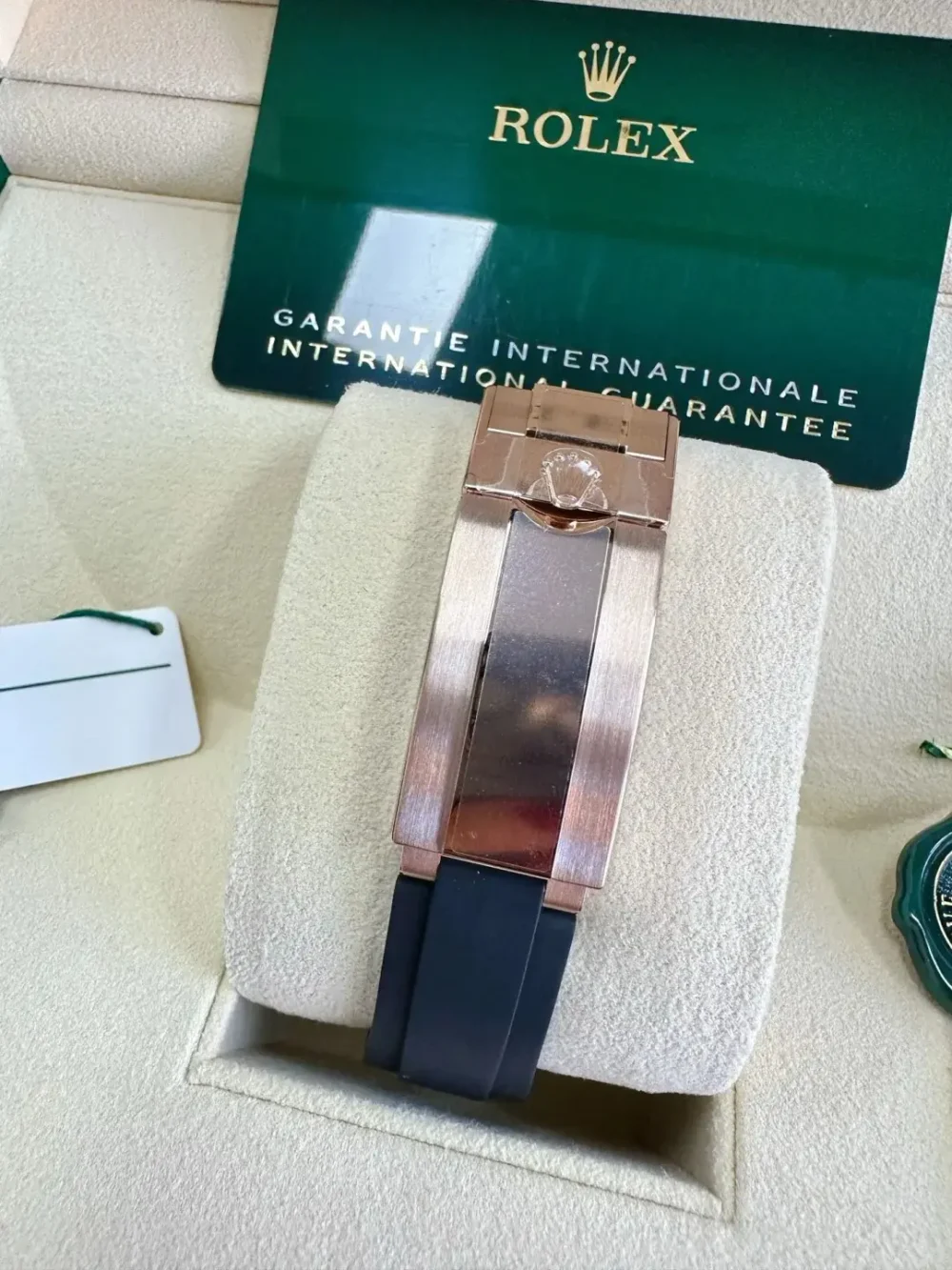 Rolex Cosmograph Daytona Everose Gold Black & Sundust Diamond Dial