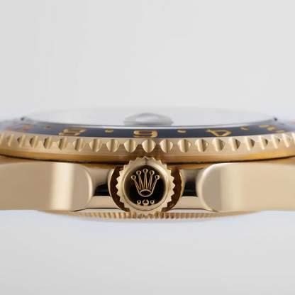 Rolex GMT-Master II “Root Beer” Yellow Gold Black Dial
