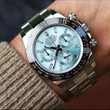Rolex Cosmograph Daytona 40mm Platinum Ice-Blue Dial m116506-0002