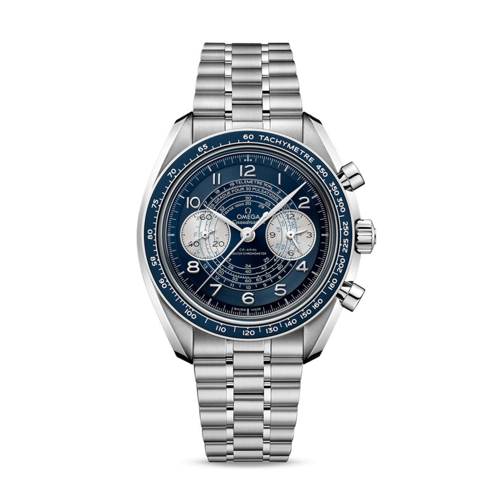 Speedmaster Chronoscope 43 mm, steel on stee