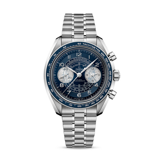 Speedmaster Chronoscope 43 mm, steel on stee