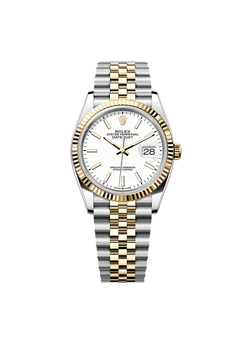 Rolex Datejust 36 Oyster, 36 mm, Oystersteel and yellow gold