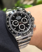 C – Cosmograph Daytona Stainless Steel Black Dial with Ceramic Bezel