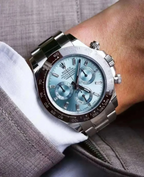 Cosmograph Daytona 40mm Platinum Ice-Blue Dial