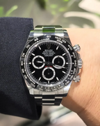 C – Cosmograph Daytona Stainless Steel Black Dial with Ceramic Bezel