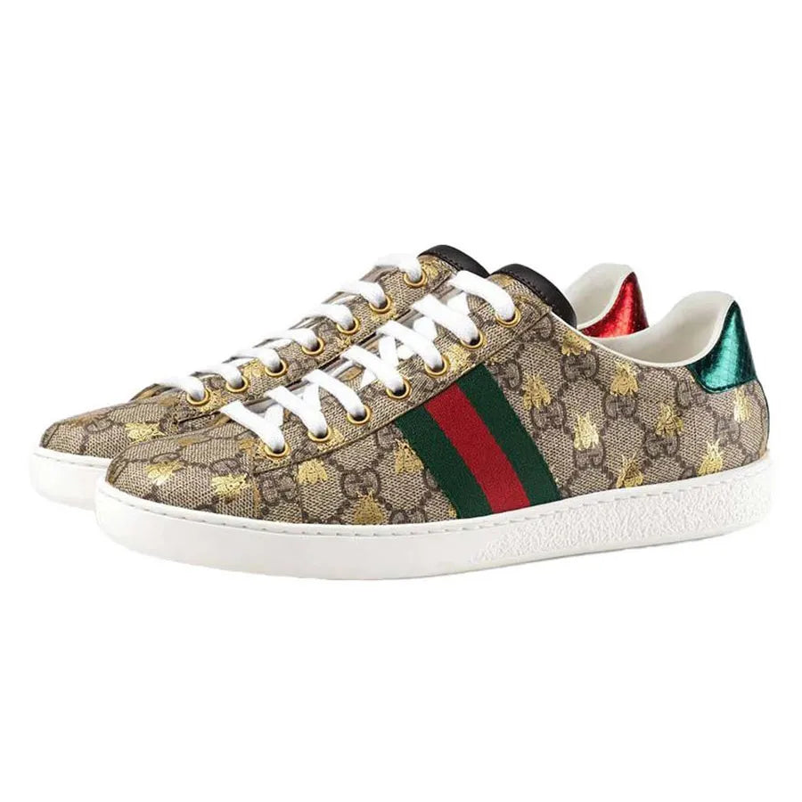 Gucci Ace GG Supreme Sneaker with Gold bees