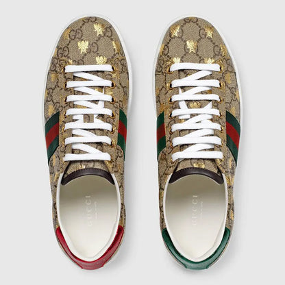Gucci Ace GG Supreme Sneaker with Gold bees