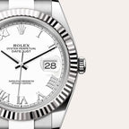 Datejust 41 Oyster, 41 mm, Oystersteel and white gold