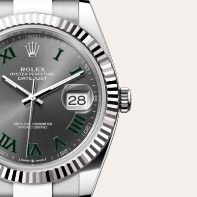 Datejust 41 Oyster, 41 mm, Oystersteel and white gold