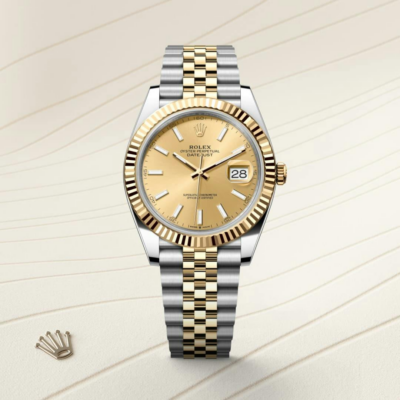 Datejust 41 Oyster, 41 mm, Oystersteel and yellow gold