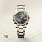 Datejust 41 Oyster, 41 mm, Oystersteel and yellow gold