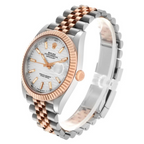 Datejust 41 Steel Rose Gold Fluted Motif Dial