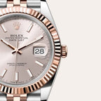 Datejust 41 Oyster, 41 mm, Oystersteel and Everose gold