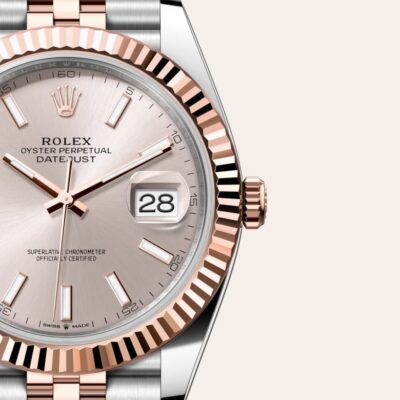 Datejust 41 Oyster, 41 mm, Oystersteel and Everose gold