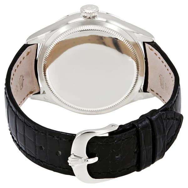 Cellini 50529, Dual Time, 18K White Gold, Silver Dial