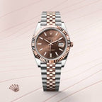 Datejust 41 Oyster, 41 mm, Oystersteel and Everose gold