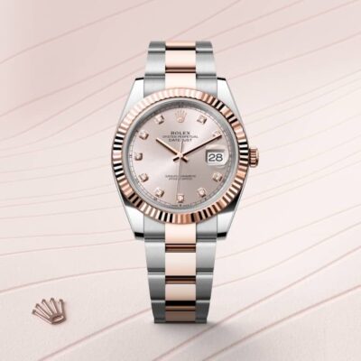 Datejust 41 Oyster, 41 mm, Oystersteel and Everose gold