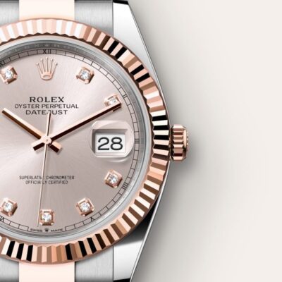 Datejust 41 Oyster, 41 mm, Oystersteel and Everose gold