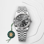 Datejust 41 Oyster, 41 mm, Oystersteel and white gold